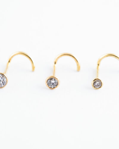 Nez Strass serti Or