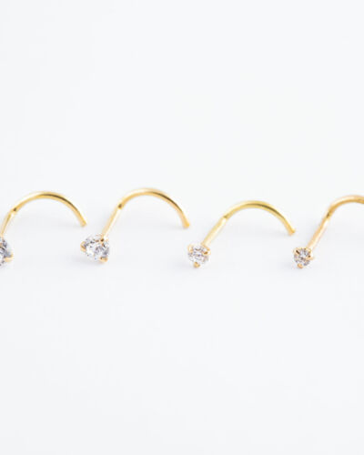Nez strass Or