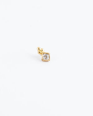 Labret avec strass bioflex Or jaune