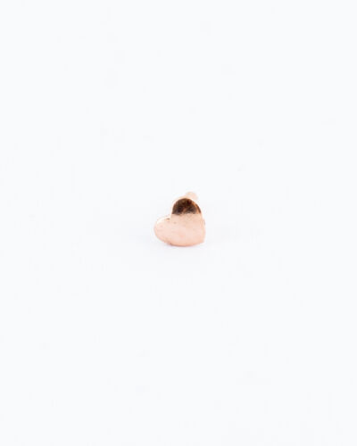 Labret cœur Or rose 18K