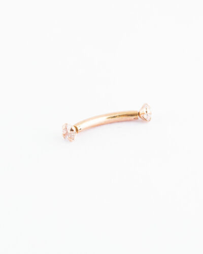 Arcade strass Or Rose 18K