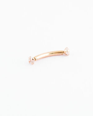 Arcade strass Or Rose 18K