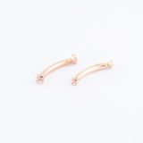 Arcade strass Or Rose 18K