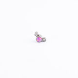 Cabochon opale et strass