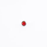 Cabochon opale rouge