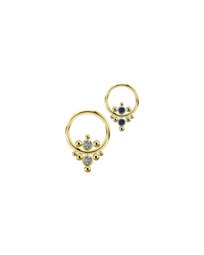 Anneaux Clicker Titanium Swarovski