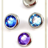 Cabochon Strass Titane