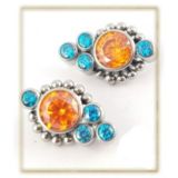 Cluster Aqua Orange Titane