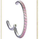 Anneaux Clicker 1 ligne de strass